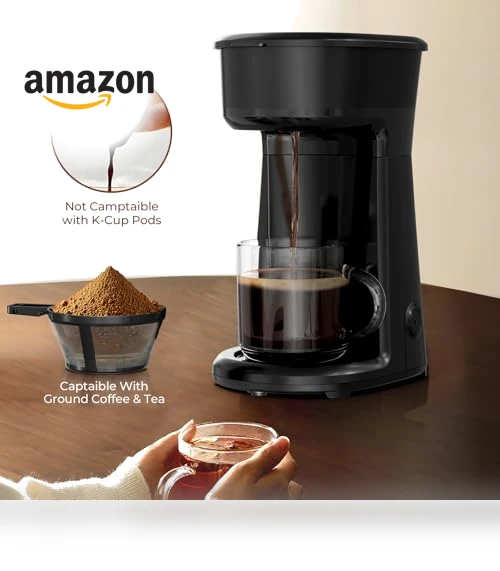 Mini Single Serve Coffee Maker Brewer — Brewing Excellence, Havato