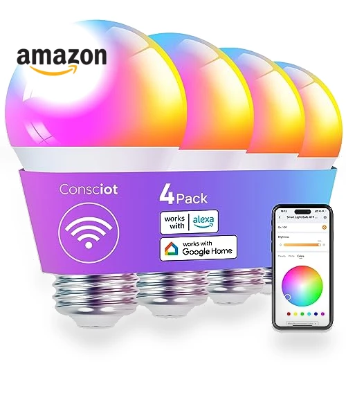Smart Light Bulbs — LED, Consciot