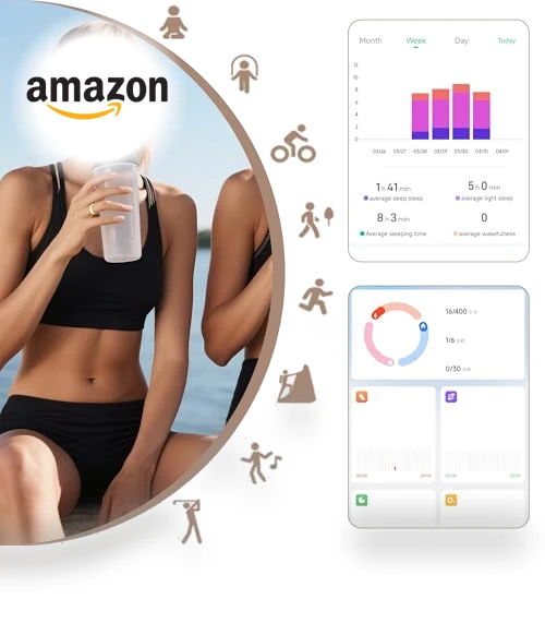 Smart Ring with Charging Box — Smart Rings, Hivisuals