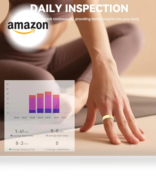 Smart Ring with Charging Box — Smart Rings, Hivisuals