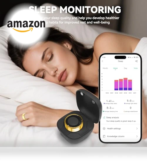 Smart Ring with Charging Box — Smart Rings, Hivisuals