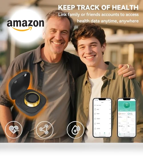 Smart Ring with Charging Box — Smart Rings, Hivisuals