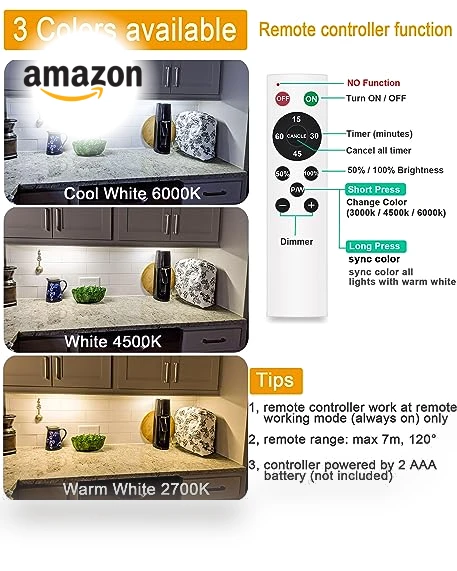 Under Cabinet Lights Wireless — Under-Cabinet Lights, Diomart