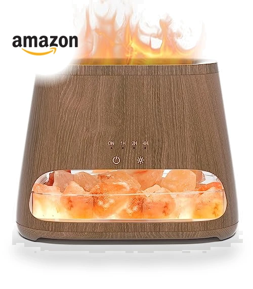 2-in-1 Himalayan Salt Lamp Diffuser — Salt Lamp, SALKING
