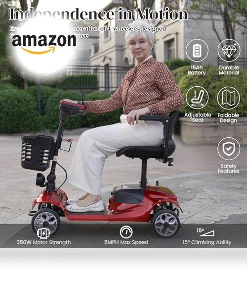 4-Wheel Mobility Scooter — Electric Self-Balancing Scooters, Mobicyc
