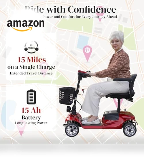 4-Wheel Mobility Scooter — Electric Self-Balancing Scooters, Mobicyc