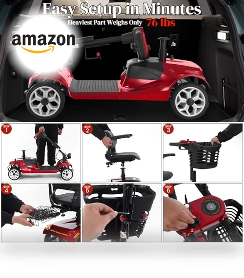 4-Wheel Mobility Scooter — Electric Self-Balancing Scooters, Mobicyc