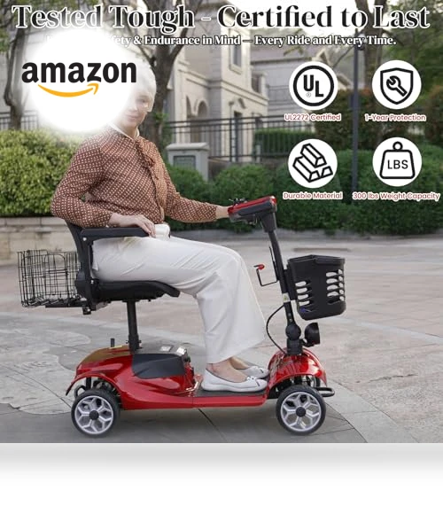 4-Wheel Mobility Scooter — Electric Self-Balancing Scooters, Mobicyc