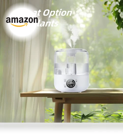 Cool Mist Ultrasonic Humidifier — Air Moisturizers, QWUE