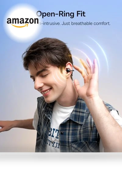 Open Ear Earbuds Clip-On Headphones — In-Ear Headphones, Baseus