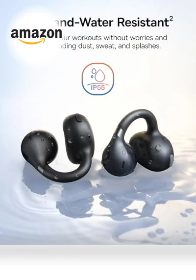 Open Ear Earbuds Clip-On Headphones — In-Ear Headphones, Baseus