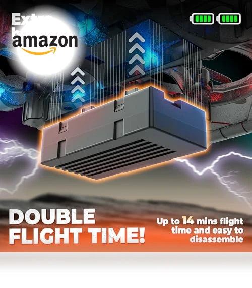RC Plane with LED Navigation Lights — Remote Control Aircraft, BEZGAR