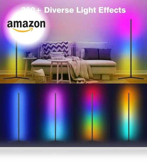 RGB Corner Floor Lamp — Standing Lights, RIYO