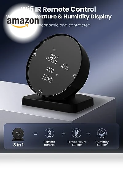 Smart Temperature and Humidity Monitor with IR Control — Home Climate Control, Smekitlly