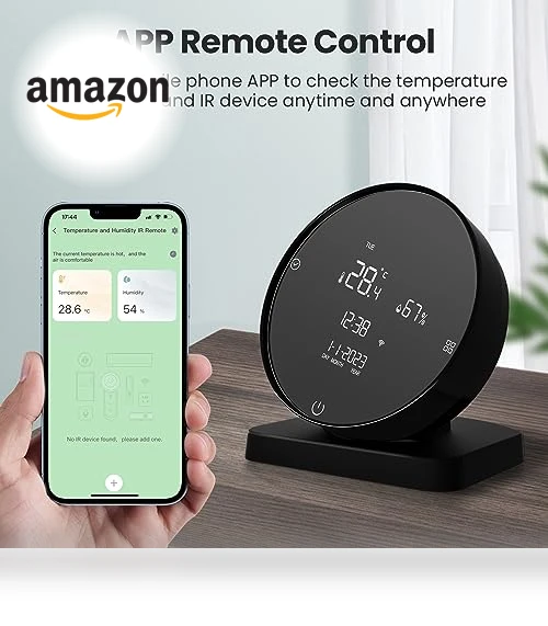 Smart Temperature and Humidity Monitor with IR Control — Home Climate Control, Smekitlly