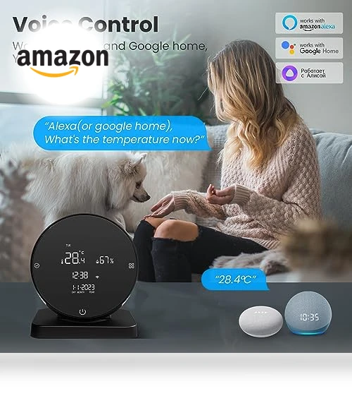 Smart Temperature and Humidity Monitor with IR Control — Home Climate Control, Smekitlly