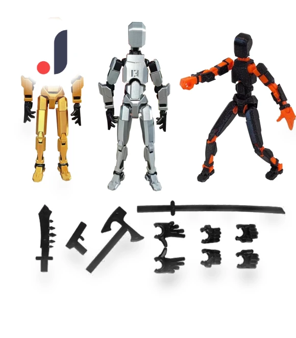3D Printing Dolls, Full Body Robots, Decompression and Gaming Tools — 3D Printing Solutions, Colorful wall