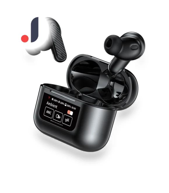 Bluetooth Headphones with Color Screen — Over-Ear Headphones, Meiteai-Electronics