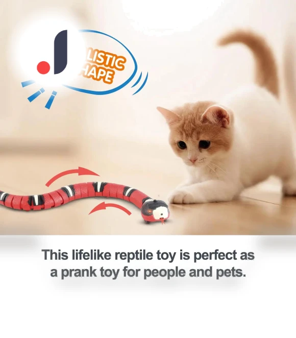 Interactive Automatic Electronic Snake Toy — Cat Playthings, Wrigleys