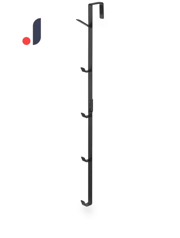 Long Black Door Hanger — Wardrobe Storage, Yamazaki