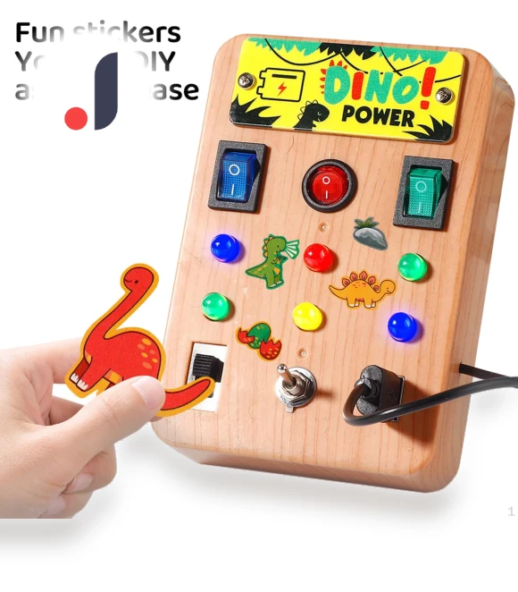 Montessori Busy Board Toy — Infant & Early Childhood Playthings, HappyToy