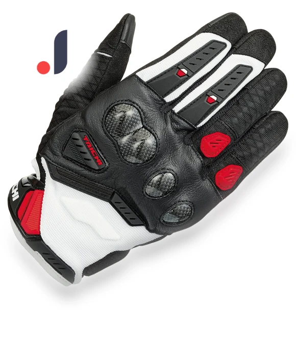 Motorcycle Mesh Gloves with Touchscreen and Carbon Inserts — Gloves, RS TAICHI