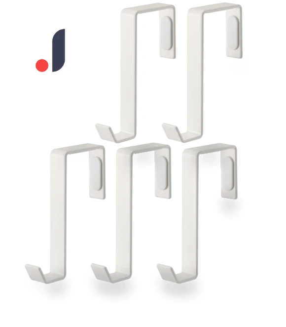 Set of 5 Door Hooks — Hooks, Yamazaki Jitsugyo