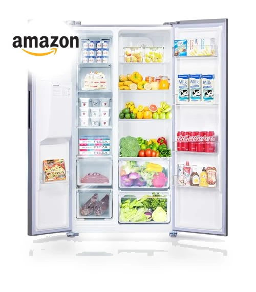 Side-by-Side Refrigerator with Ice Maker and Water Dispenser — Cooling Solutions, THFRIONE