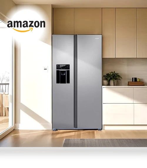 Side-by-Side Refrigerator with Ice Maker and Water Dispenser — Cooling Solutions, THFRIONE