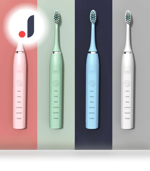 Smart Electric Toothbrush Set with Wireless Charging — Chargers, TrendVibeCN
