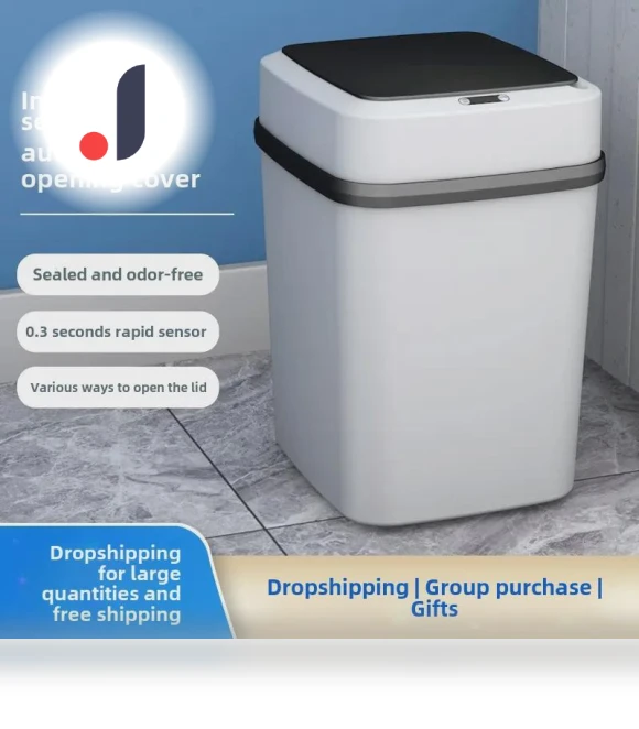 Smart Induction Trash Can — Kitchen Cans, VividTrove