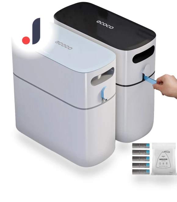 Smart Touchless Trash Can — Kitchen Cans, Simple and warm