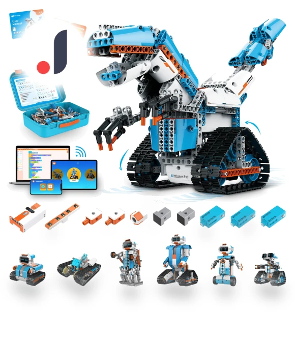 STEM Robot Coding Kit with Building Book — Construction Kits, Whalesbot