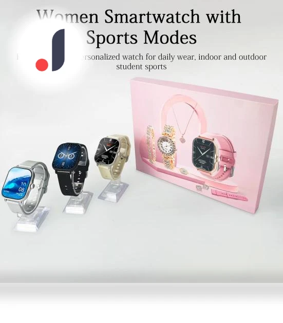 Waterproof Fitness Watch with Rhinestone Chain — Smartwatches, Amusedly