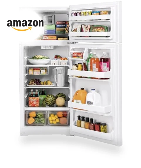 White Top-Freezer Refrigerator — Mini Fridges, Lowes