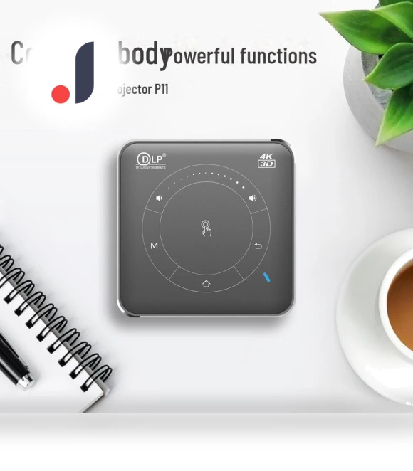 3D 4K Mini Smart Projector — Home Theater Projectors, TopSky