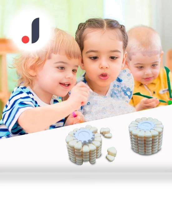 3D Printed Corn Stress Relief Puzzle — Blocks, Aunel