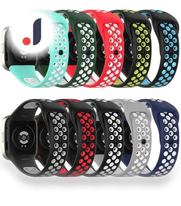 Breathable Silicone Smart Watch Strap — Smartwatch Straps, Manjie