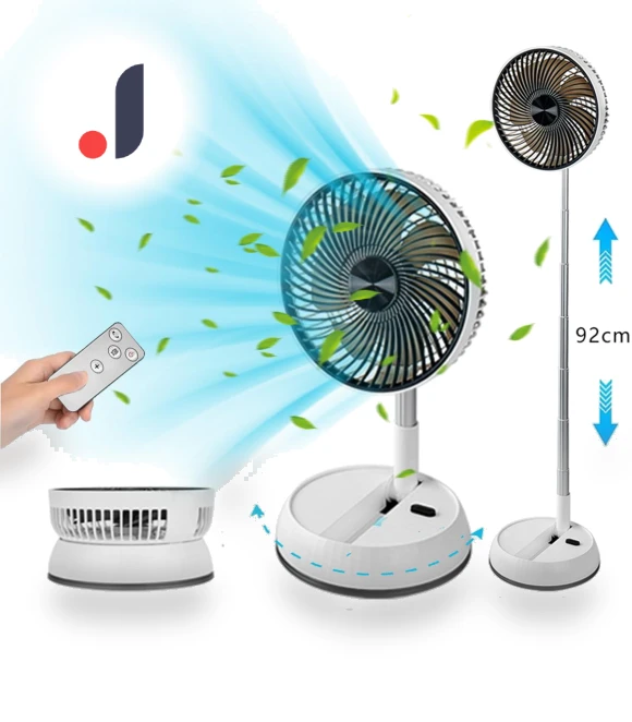 Camping Fan with Auto Head Rotation and Remote Control — Portable Cooling Solutions, JOHO