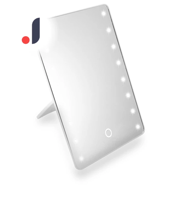Cosmetic Mirror with Touch Screen — Handheld, DIYelecs