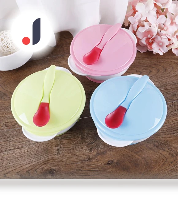 Non-slip feeding set with sensory spoon — Kids' Utensils, Cool River