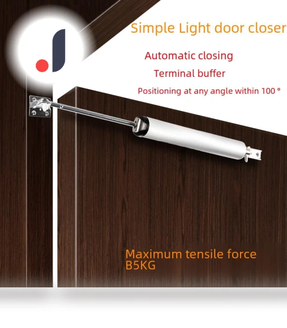 Silent Pneumatic Automatic Door Closer — Door Closers, TopSky