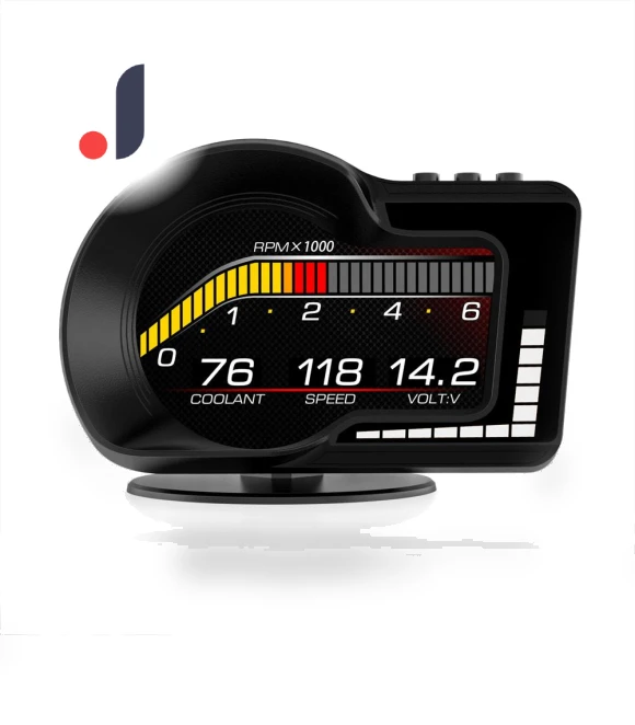 Smart Digital Car HUD with OBD+GPS — Navigation & GPS Accessories, FYUU-autoparts
