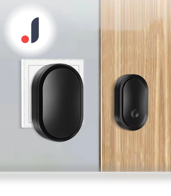 Smart Home Door Bell LED Flash Door Chime Kit — Smart Home Security, Jianqiao