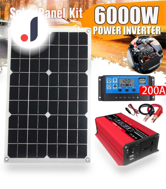 Solar Power Inverter with Smart LCD Display — Renewable Energy Converters, WJ hey