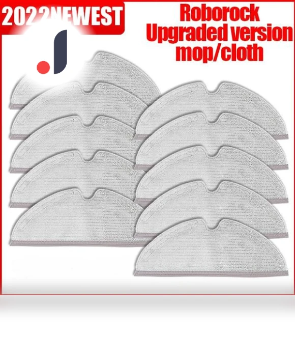 Upgraded Robot Vacuum Mop Cloths — Smart Cleaning Robots, WJ hey