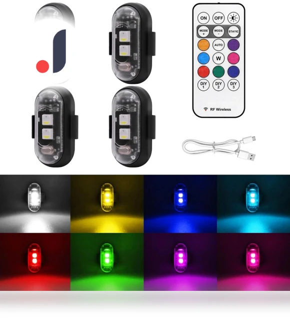 Wireless LED Strobe Lights — Vehicle Safety Signals, PHYUN-autoparts