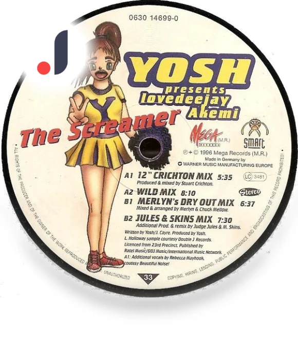12inch Record YOSH PRESENTS LOVEDEEJAY AKEMI - The Screamer — , RecordCityJP