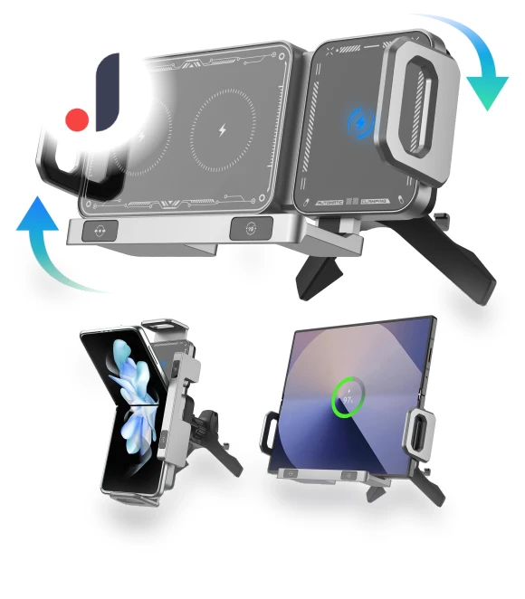 2in1 Car Vent Phone Mount with Fast Charging — Dashboard Installation Kits, Auto Parts Decorate