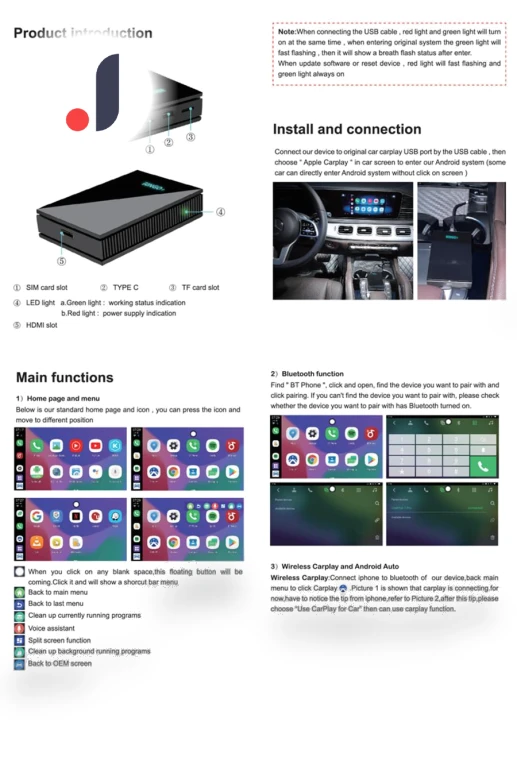 8-core 4G LTE Android 10 Smart CarPlay Wireless Support — Car Accessories & Gadgets, loverapple